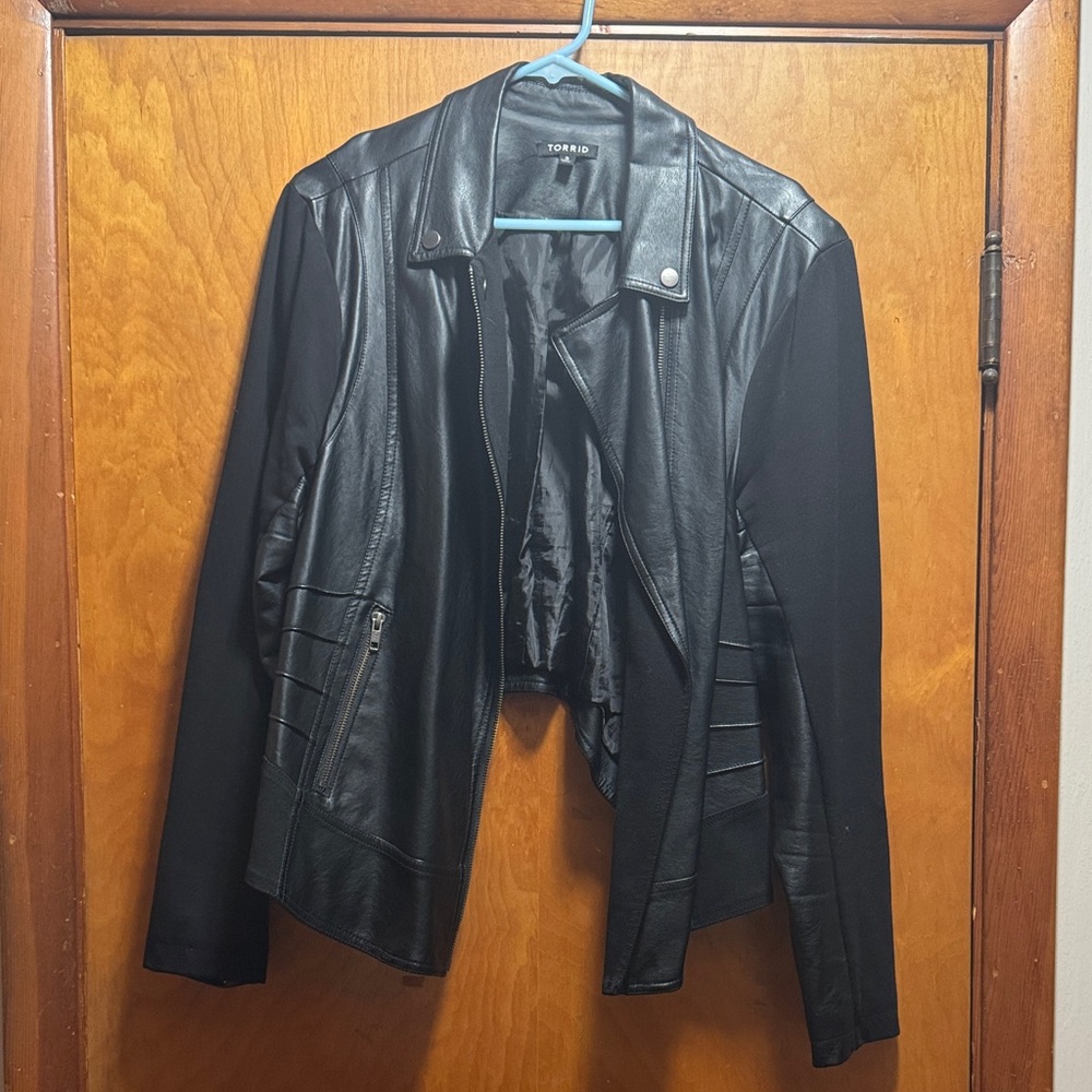 Torrid Women's Black Leather Jacket